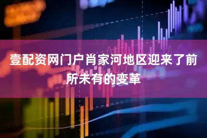壹配资网门户肖家河地区迎来了前所未有的变革